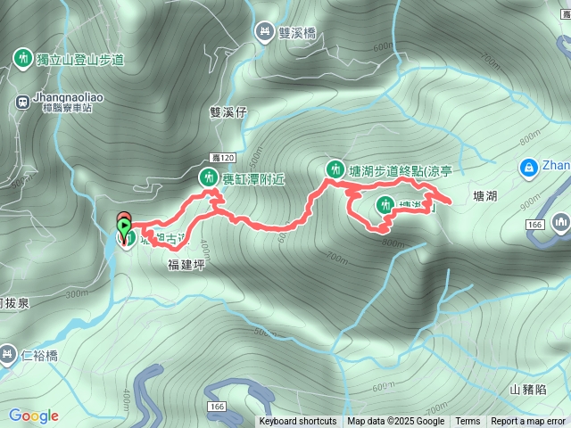 塘湖古道上塘湖山O繞甕缸罈步道預覽圖
