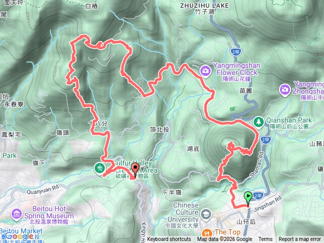 紗帽山中正山硫磺谷尋印探走預覽圖