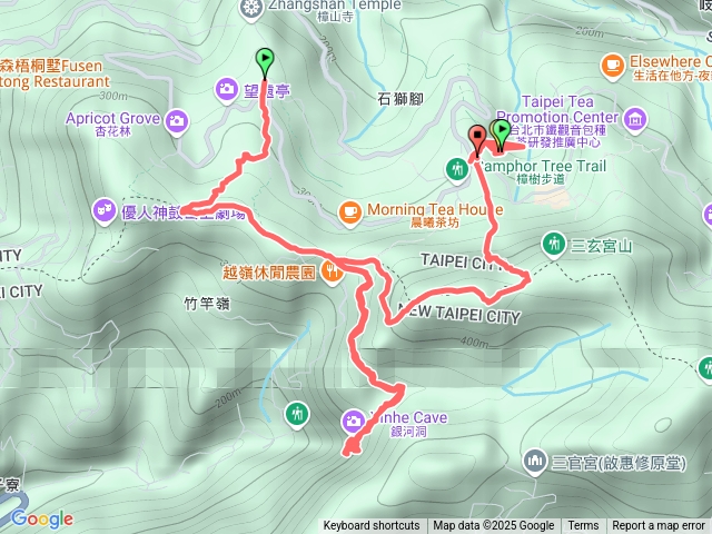 銀河洞鵝角格山步道