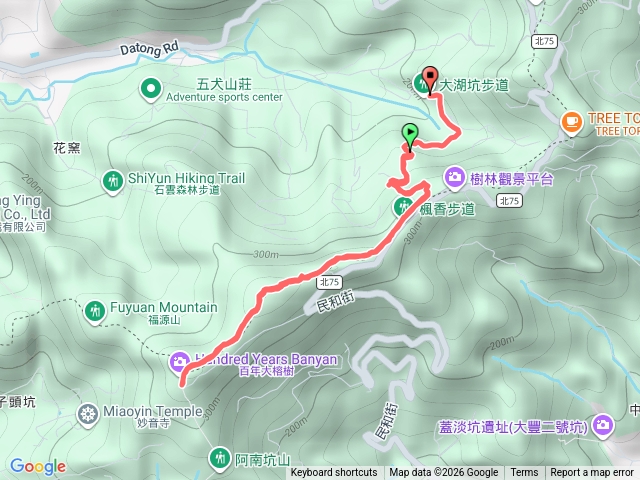 大湖坑健行步道預覽圖