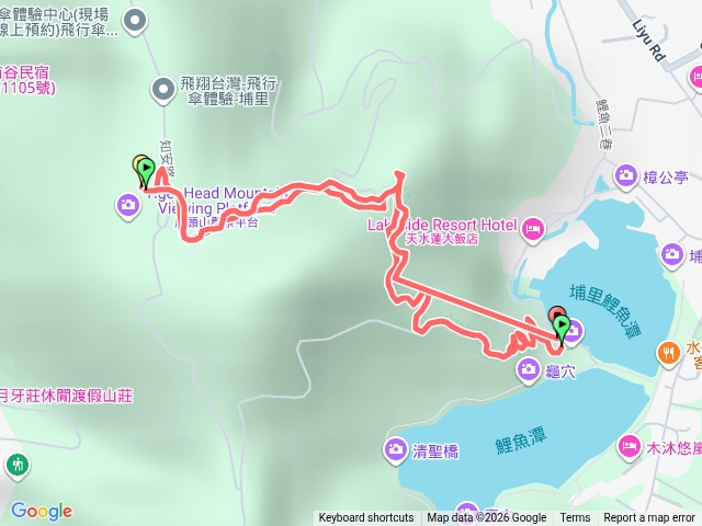鯉魚潭虎頭山步道