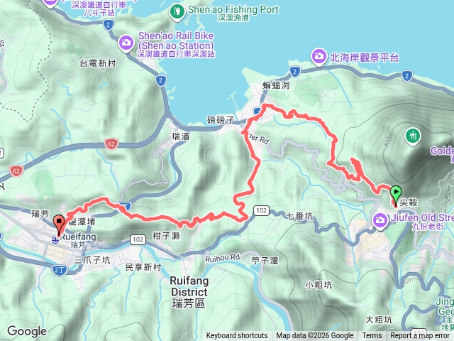梁06-20隔頂籠山保甲路焿子寮瑞芳三山.gpx預覽圖