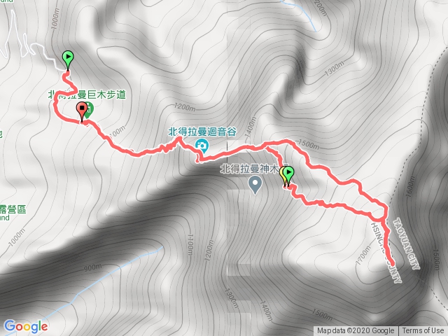 北得拉曼-》內鳥嘴山