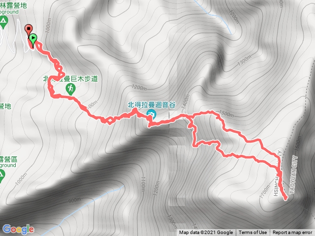 北得拉曼山及內鳥嘴山