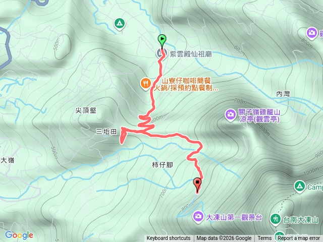 台南關子嶺大凍山