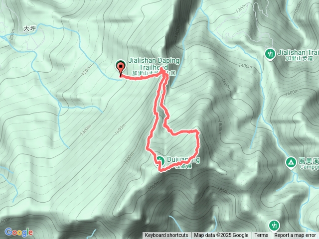 大坪林道加里山杜鵑嶺