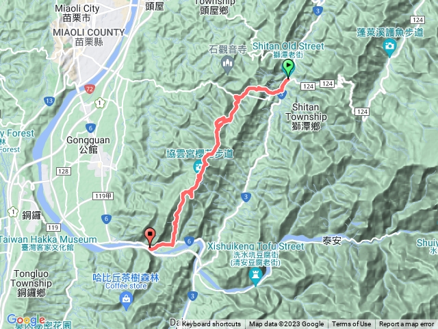 20230207 樟之細路 獅潭老街 至 出礦坑 (經 銃庫山 新石門山 八角崠山)