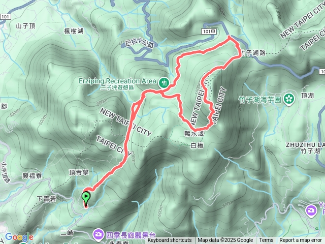 青天宮上大屯主峰