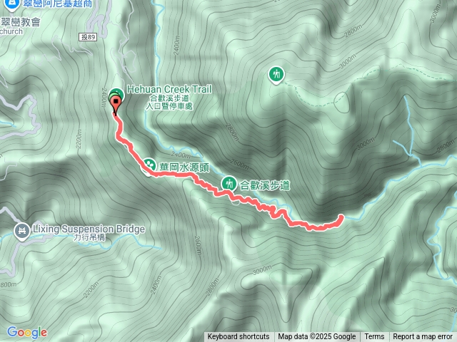 合歡溪步道預覽圖