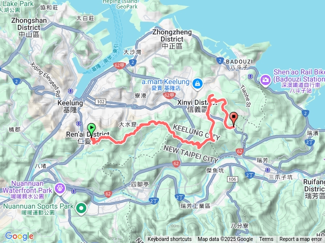 基隆大縱走東段預覽圖