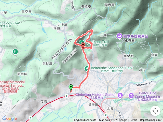 貴子坑夜爬繞一圈