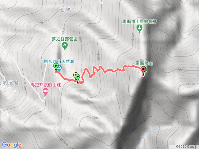 天然湖登山口X馬那邦山