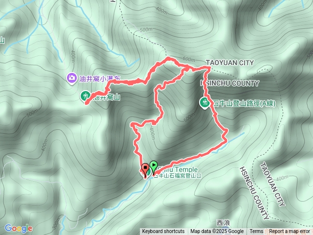 2025.11.22 石牛山(A上B下+油井窩山折返)