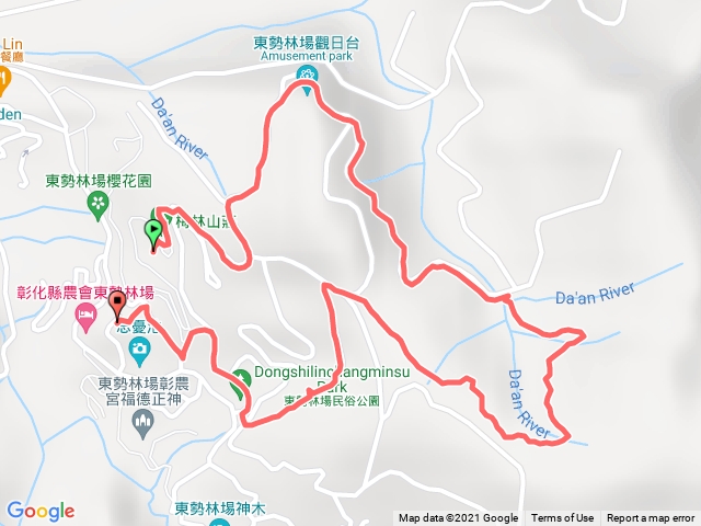 東勢林場楓林小徑