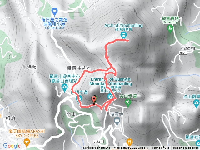 觀音山硬漢嶺(遊客中心下)