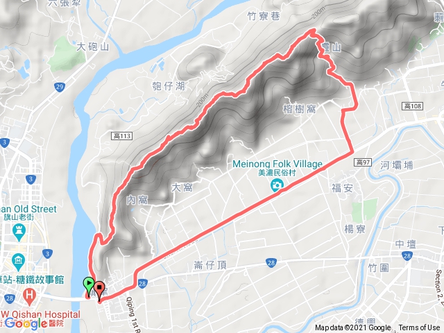 旗靈縱走回糖廠