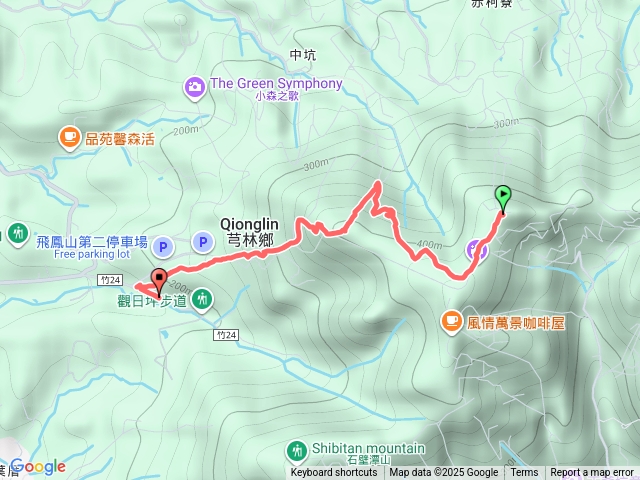 飛鳳山隱藏版腰繞路線