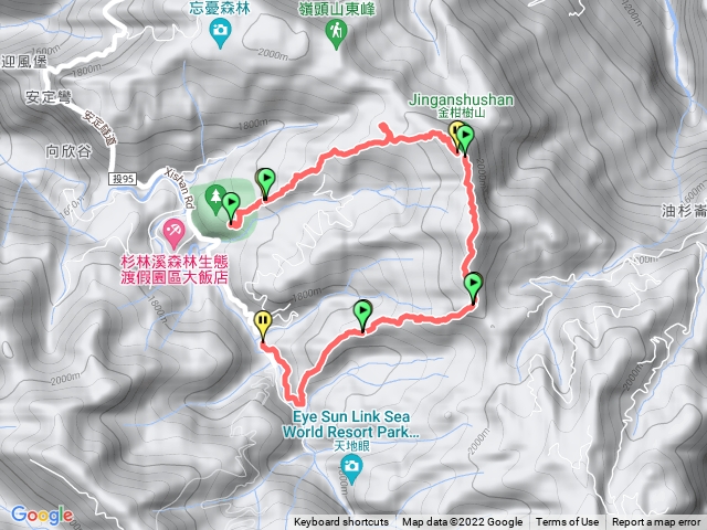 杉林溪金柑樹山