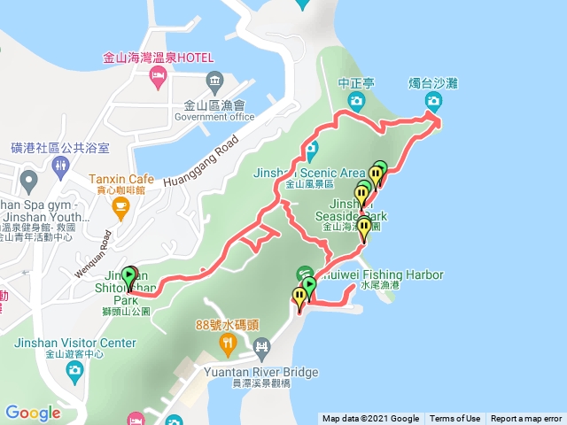 金山獅頭山公園步道-水尾漁港-神秘海岸-雙燭台嶼