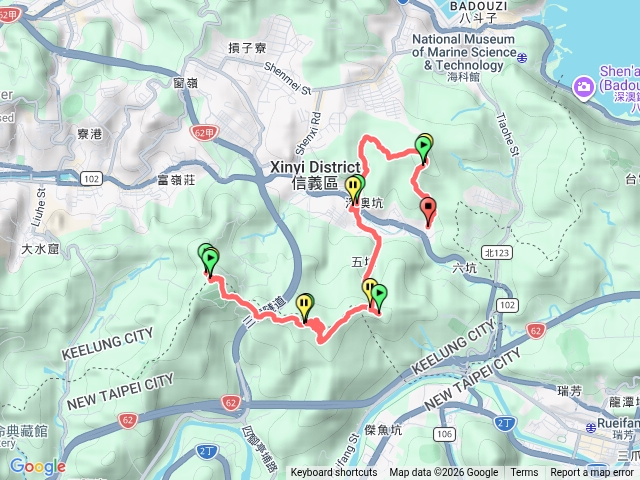 月眉-四腳亭-五坑山預覽圖