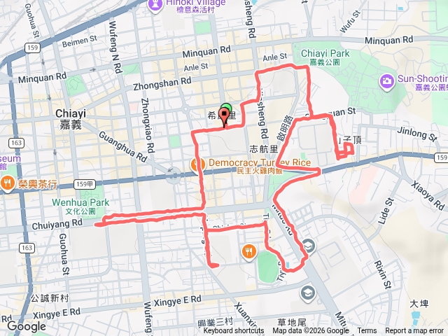 嘉義市六國校一圈