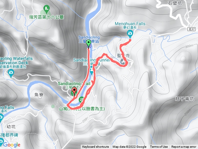 三貂嶺龍鳳瀑布