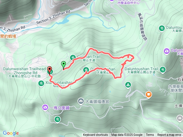 翠山步道雙溪步道大崙尾山
