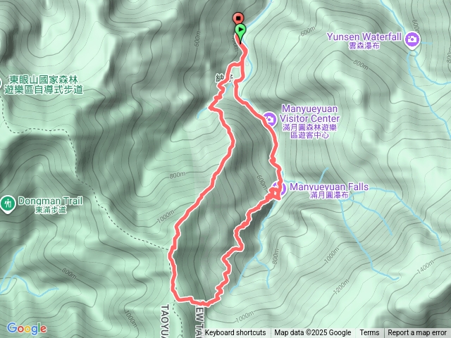 20250827天德巷上拉卡山下東滿步道O繞