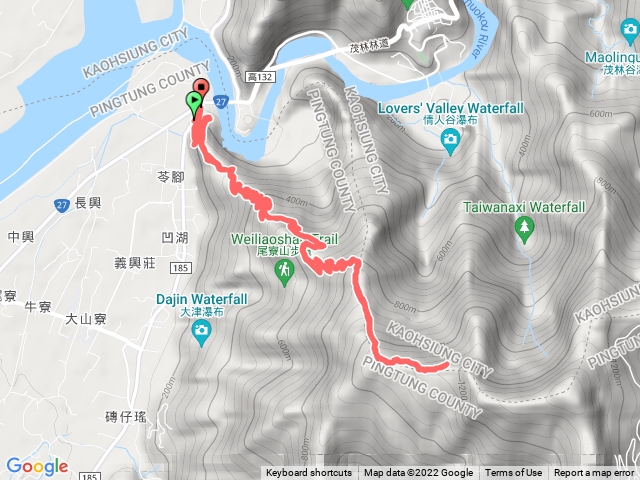 尾寮山-8K觀雲臺1150m