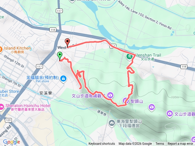 竹北蓮華寺犁頭山文山步道