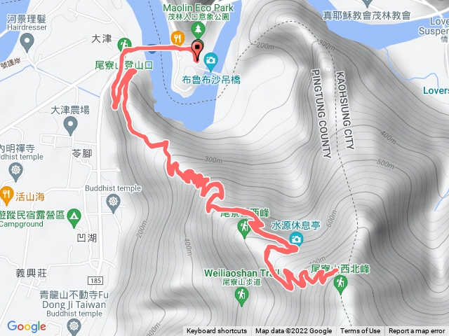 觀景坡起點（尾寮山）
