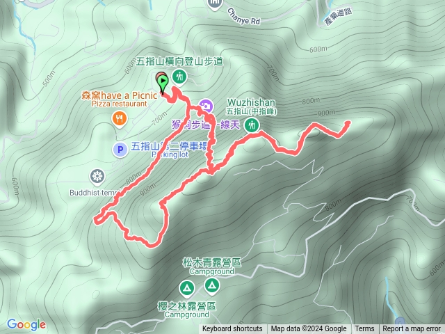 新竹五指山五指連峰+橫向步道預覽圖