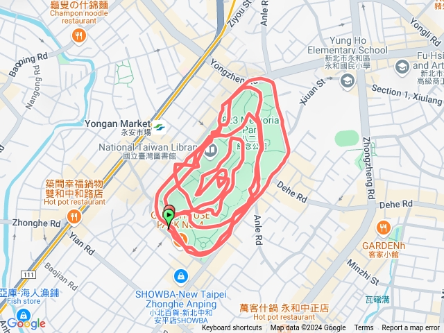 823公園慢跑