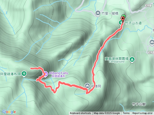 竹子山古道上阿里磅瀑布1141008預覽圖