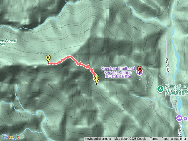 七卡山莊-雪山東峰-雪山登山口預覽圖