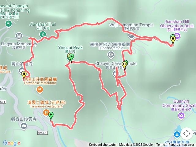 小北插鷹仔尖潮音洞尖山