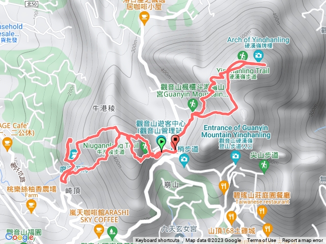 遊客中心-廖添丁洞-硬漢嶺