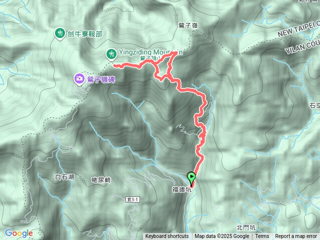 2025-08-10 石鏡台-八八峰-鶯子頂山 來回