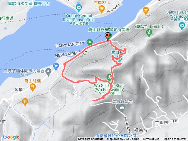 鳶山彩壁，五十分山