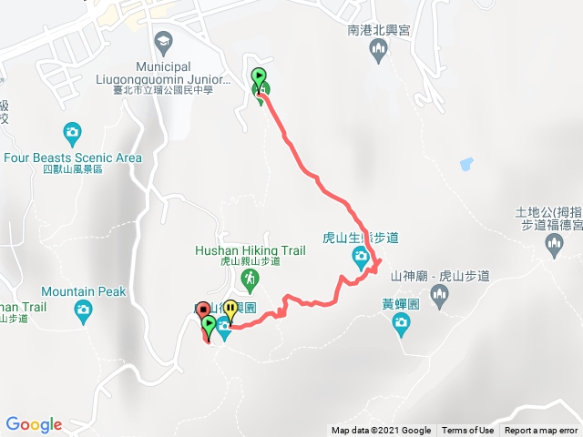 虎山賞螢路線