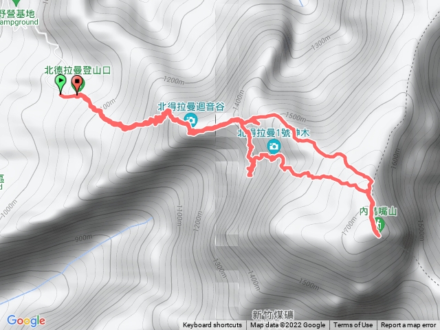 北得拉曼步道-內鳥嘴