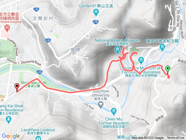 婆婆橋步道-故宮博物院