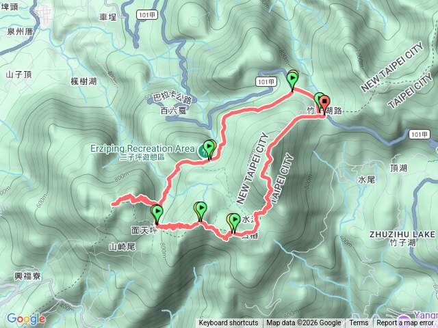 大屯五連峰（面天山-向天山-大屯西南峰-大屯主峰）預覽圖
