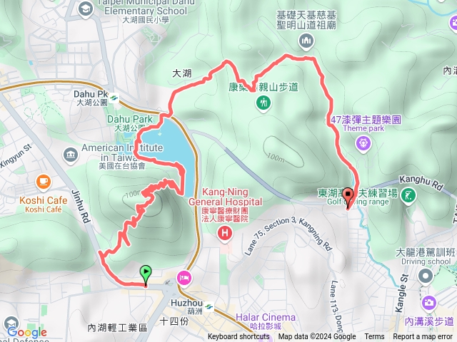 午後散策⑵：內湖白鷺鷥山-大湖公園-康樂山登山步道(保線路)預覽圖