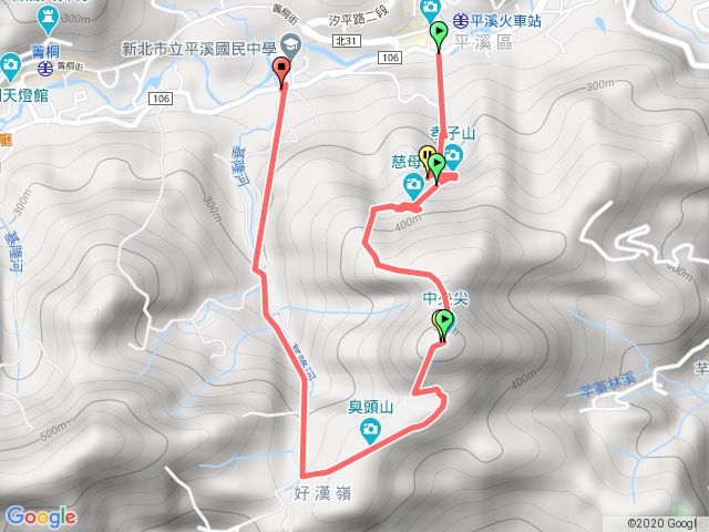 孝子山 、慈母峰、中央尖 相當荒廢