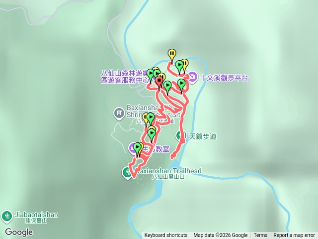 八仙山遊樂區步道A