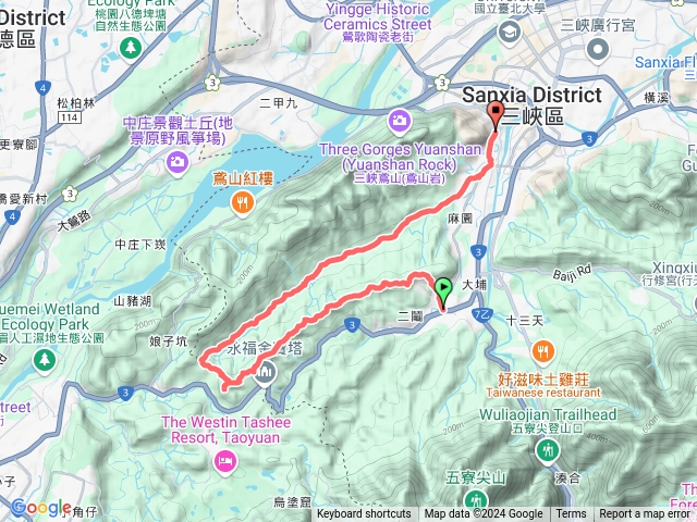 20241208三峽（台北天際線第9段）二鬮山-大石牛山-壽山-北81公路-三峽老街