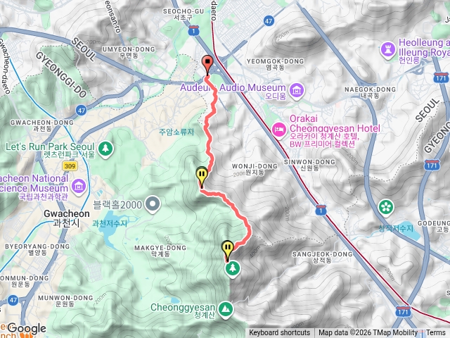 清溪山頂到良才好市多