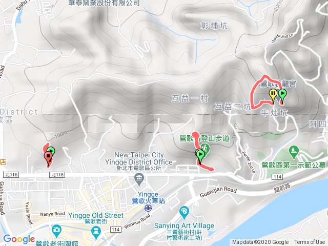20201025 龜公山牛灶坑山鶯歌石山爌務課86號基石西鶯山