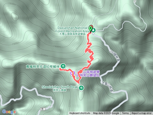 稍來山紅榨槭-包毛登山2025-12-14預覽圖